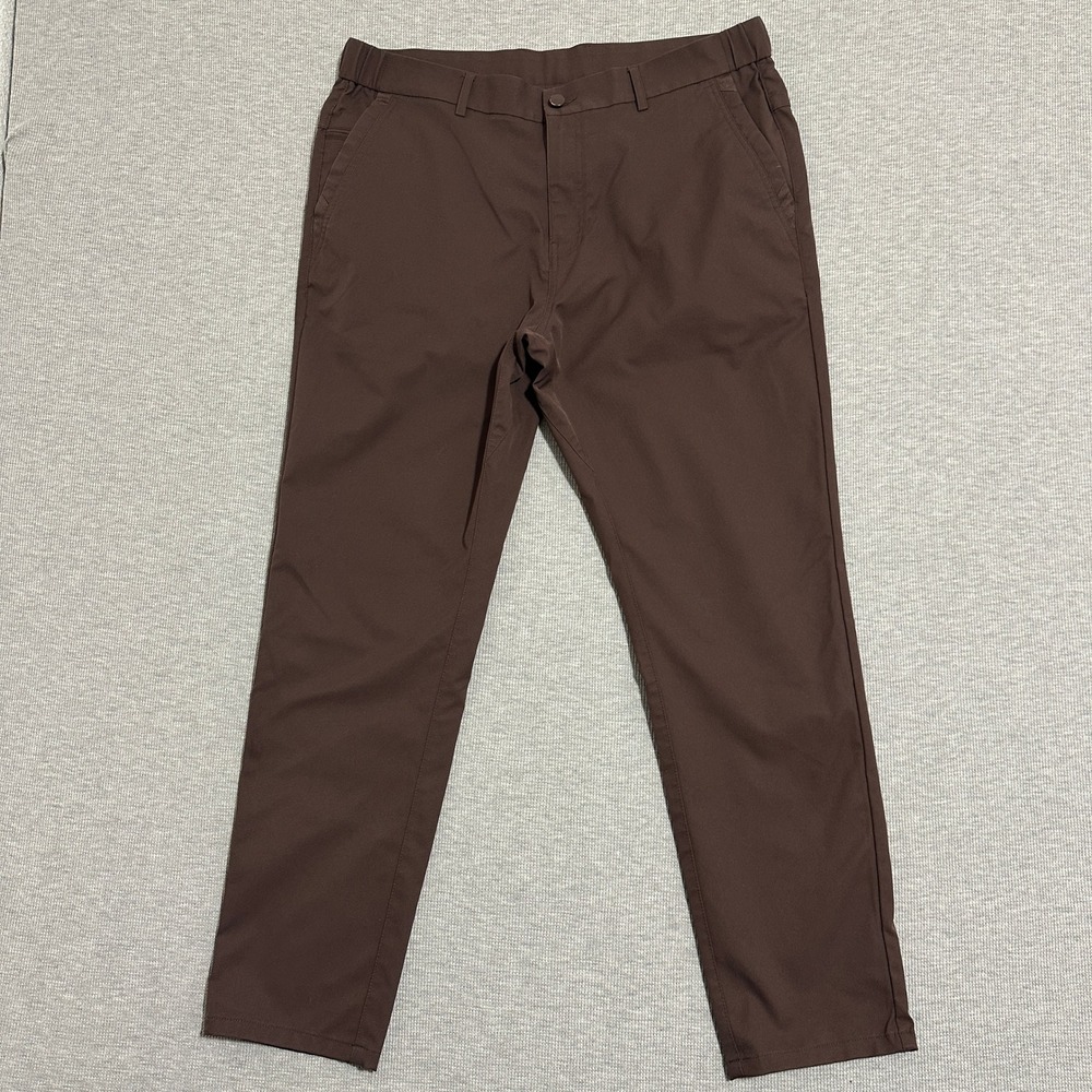 Jack Archer Jetsetter Slim Fit Pants Tech Chino Chocolate Brown Mens 35x30
